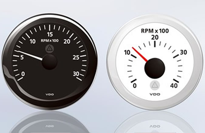 vdo marine navigation instruments - ViewLine tachometer vdo gauges